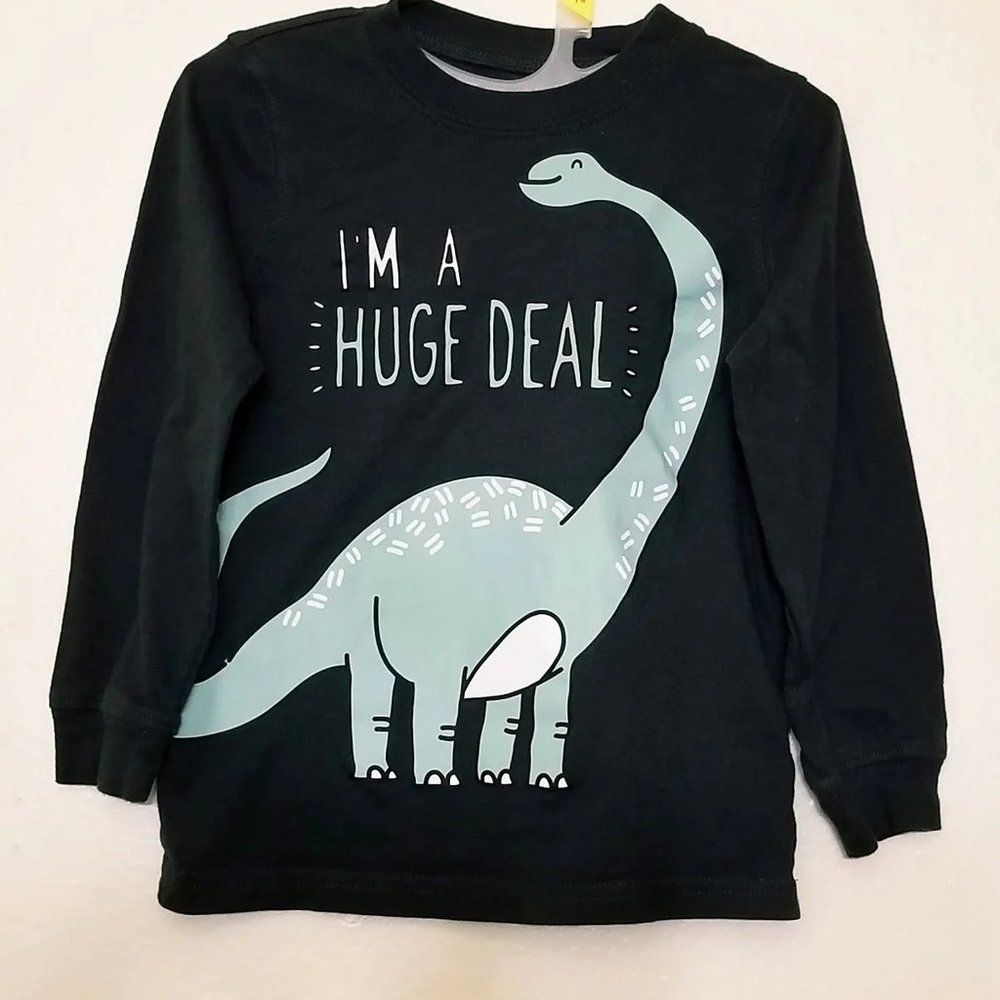 Carter's Long Sleeve Dinosaur Shirt For Boys.